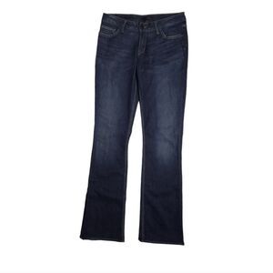 SILVER Y2K Serena dark‎ wash low rise bootcut flare long length 30x33